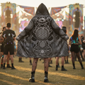 Black Mystic Eye Women's Festival Cloak