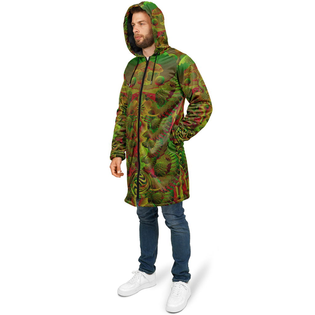 Cloak | Shroom Flower of Life Green