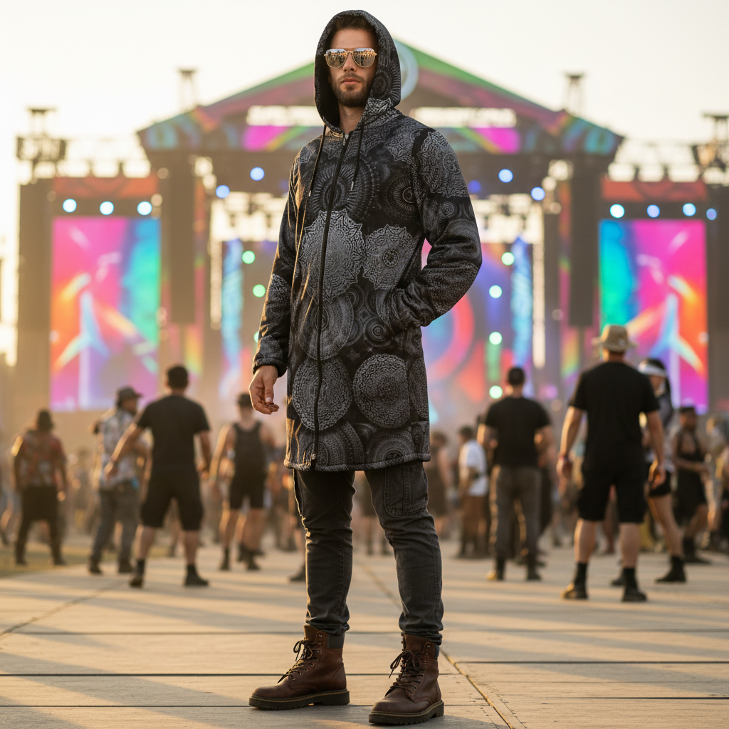 Void Mandala Men's Festival Cloak