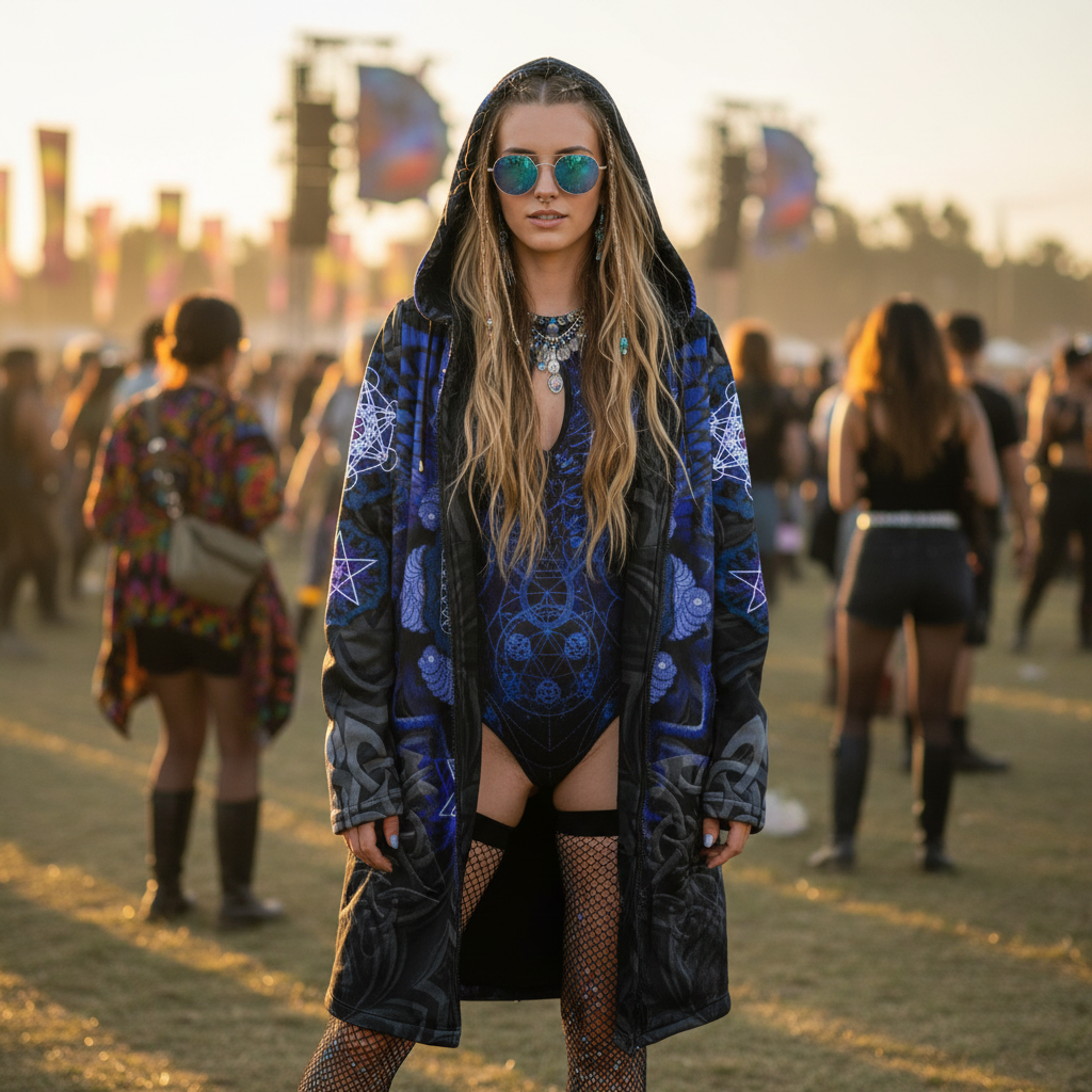 Angel Catcher Blue Festival Cloak