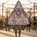 Angel Catcher Light Gray Festival Cloak