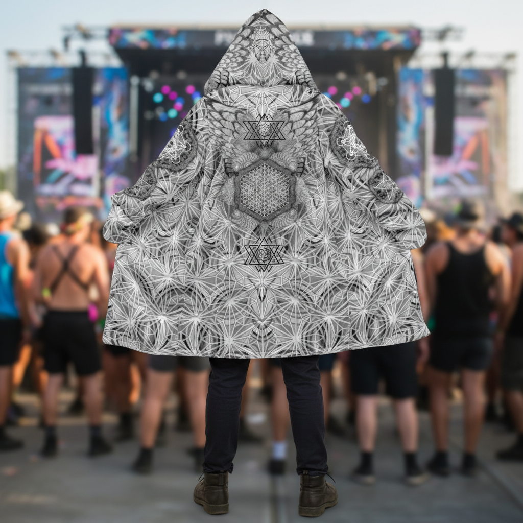 Angel Catcher Light Gray Men's Festival Cloak