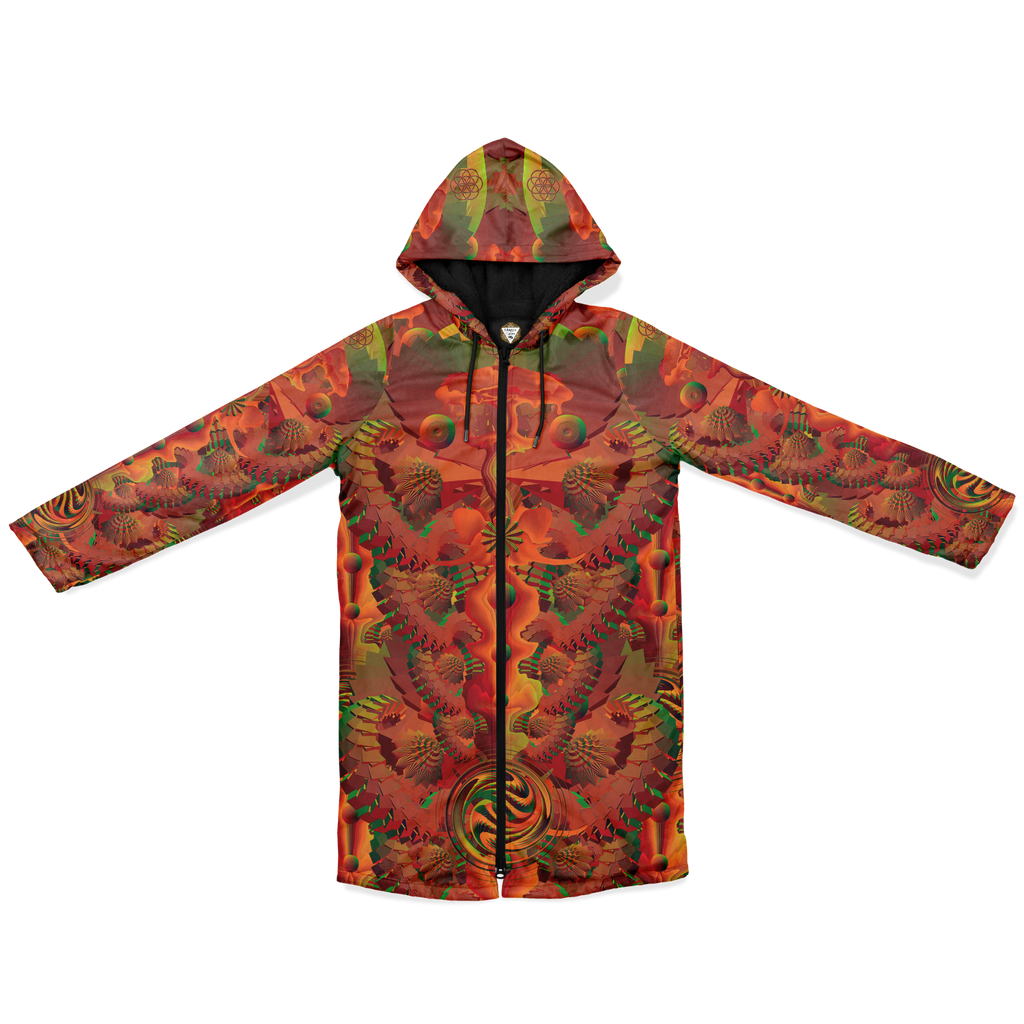 Cloak | Shroom Flower of Life Orange