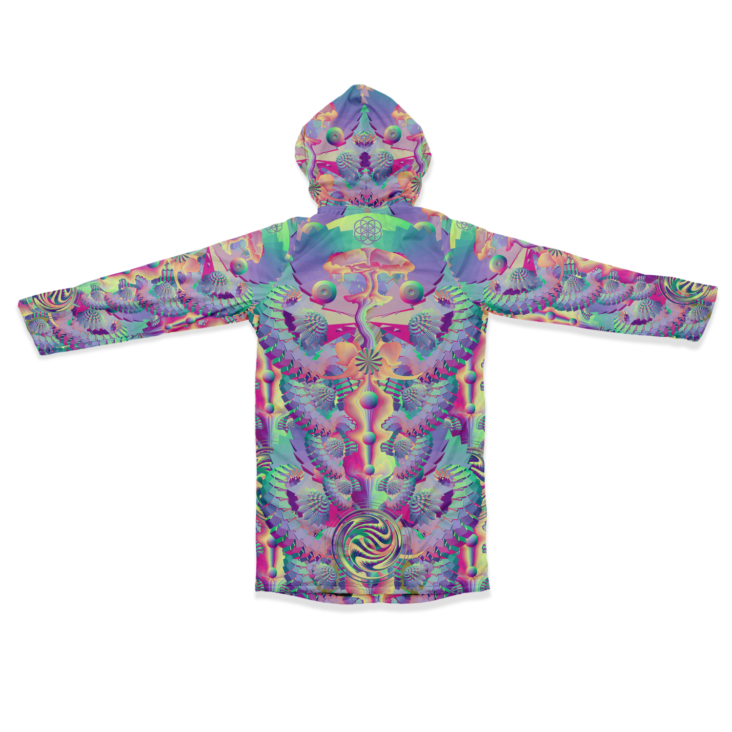 Cloak | Shroom Flower of Life Pastel Rainbow
