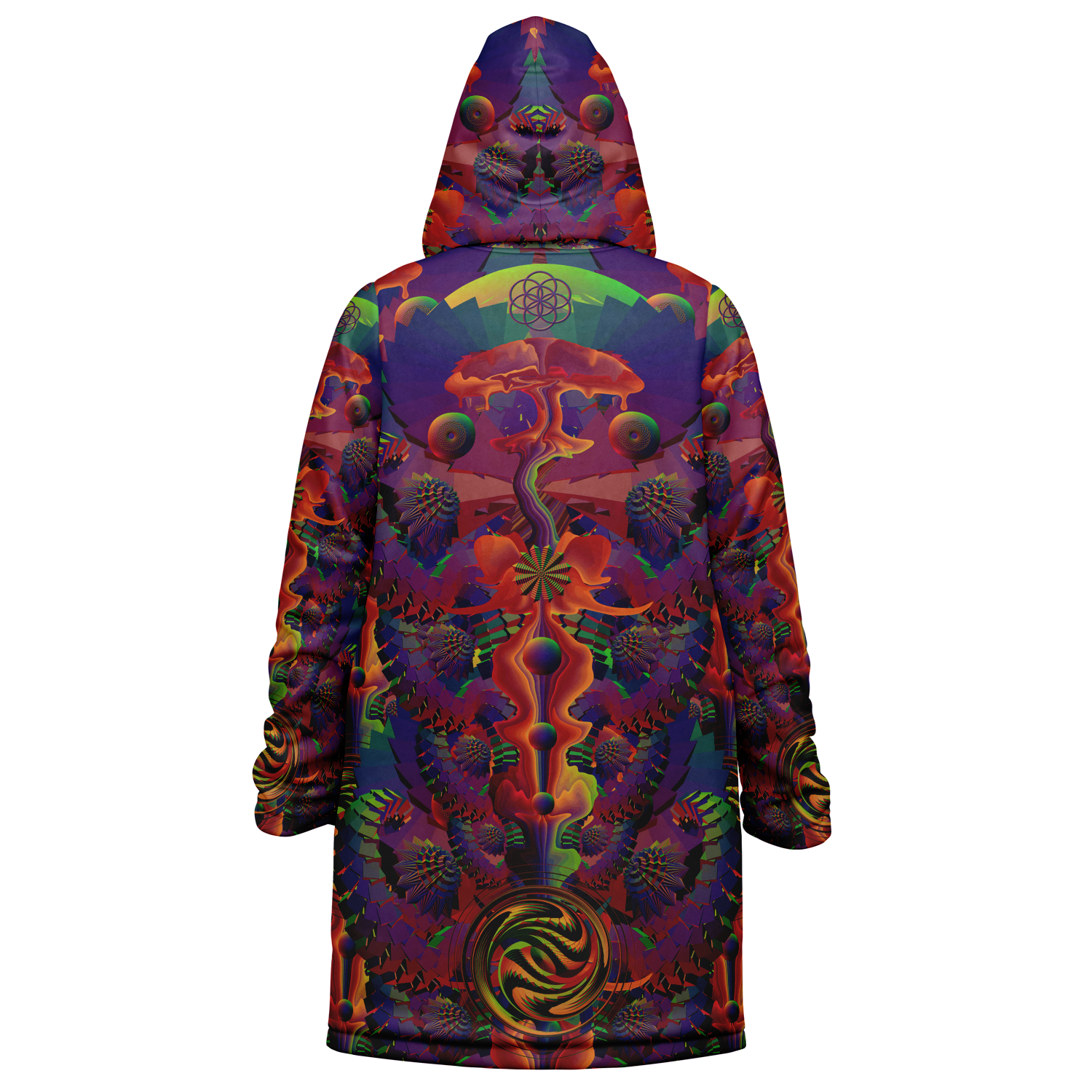 Cloak | Shroom Flower of Life Ultra Rainbow