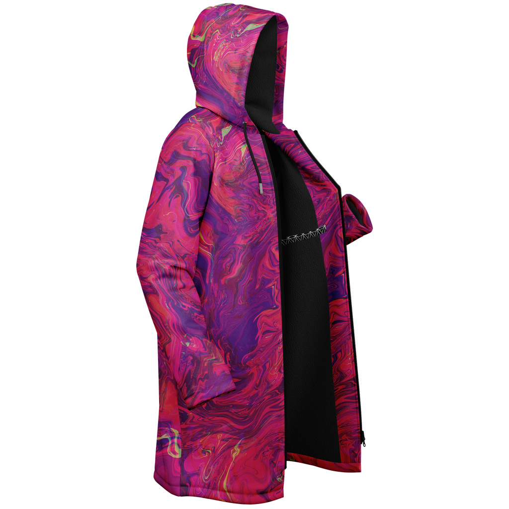 Pink Acid Oasis Women's Festival Cloak
