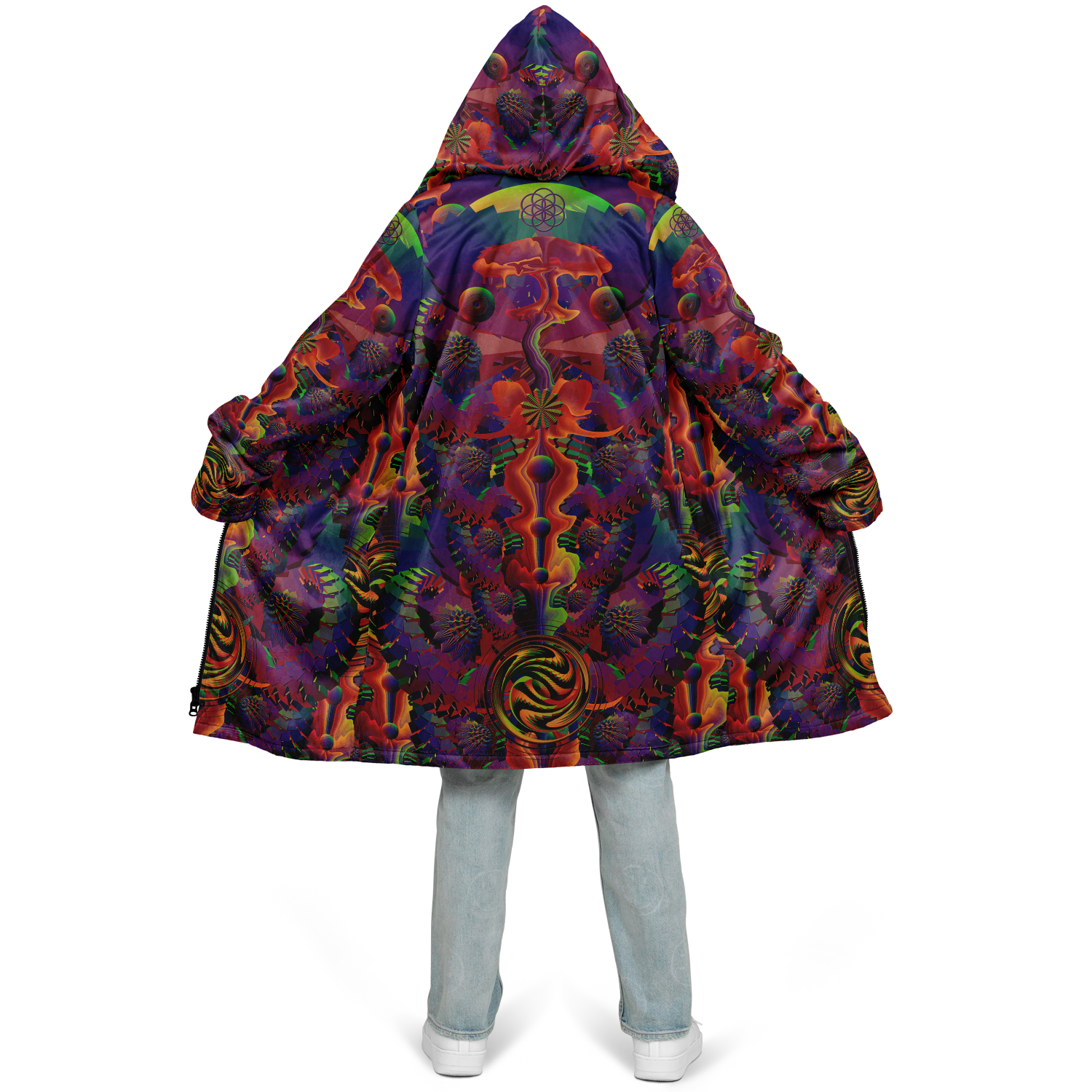 Cloak | Shroom Flower of Life Ultra Rainbow