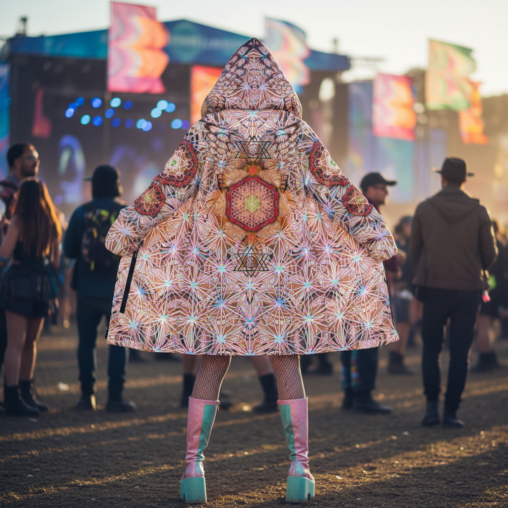 Angel Catcher Light Orange Festival Cloak