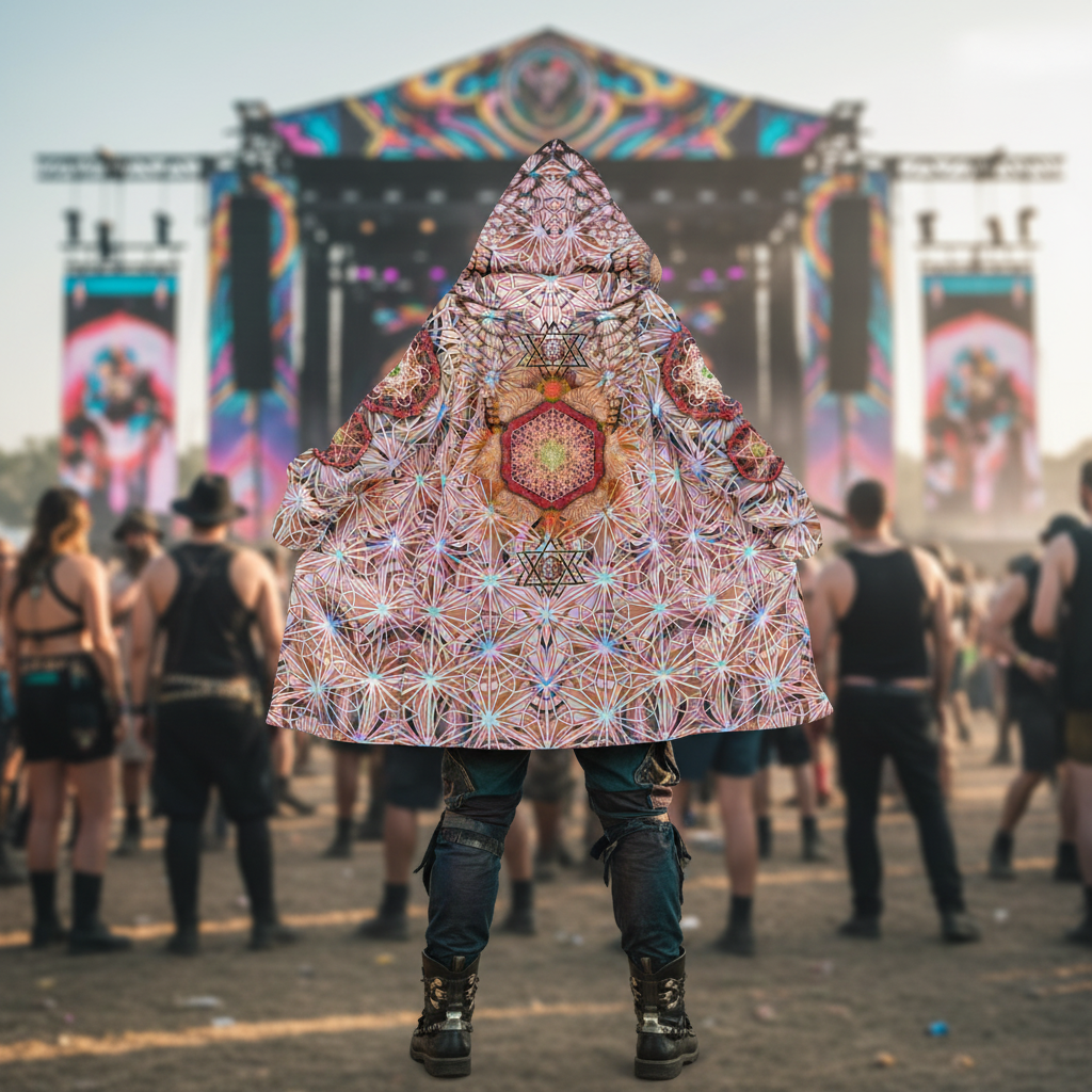 Angel Catcher Light Orange Men's Festival Cloak