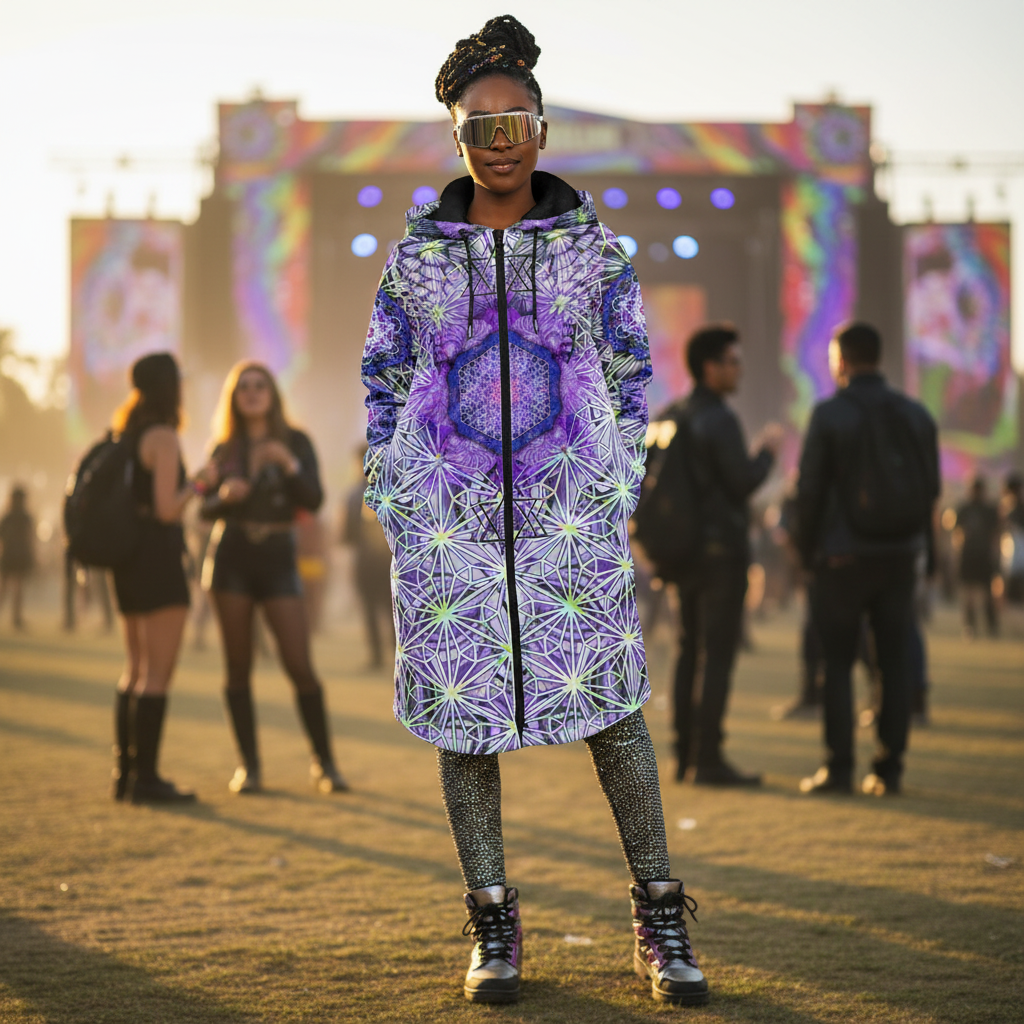 Angel Catcher Light Purple Women's Festival Cloak