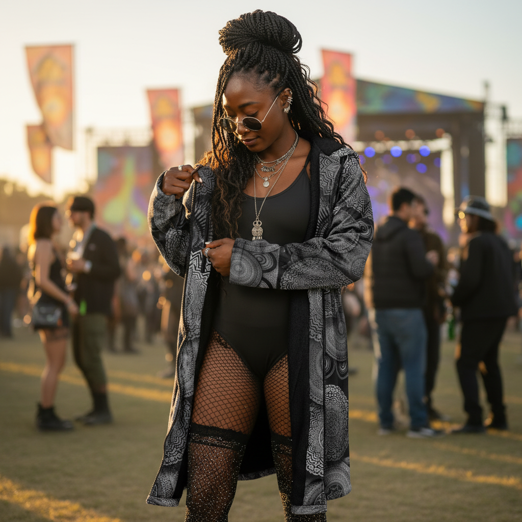 Void Mandala Women's Festival Cloak