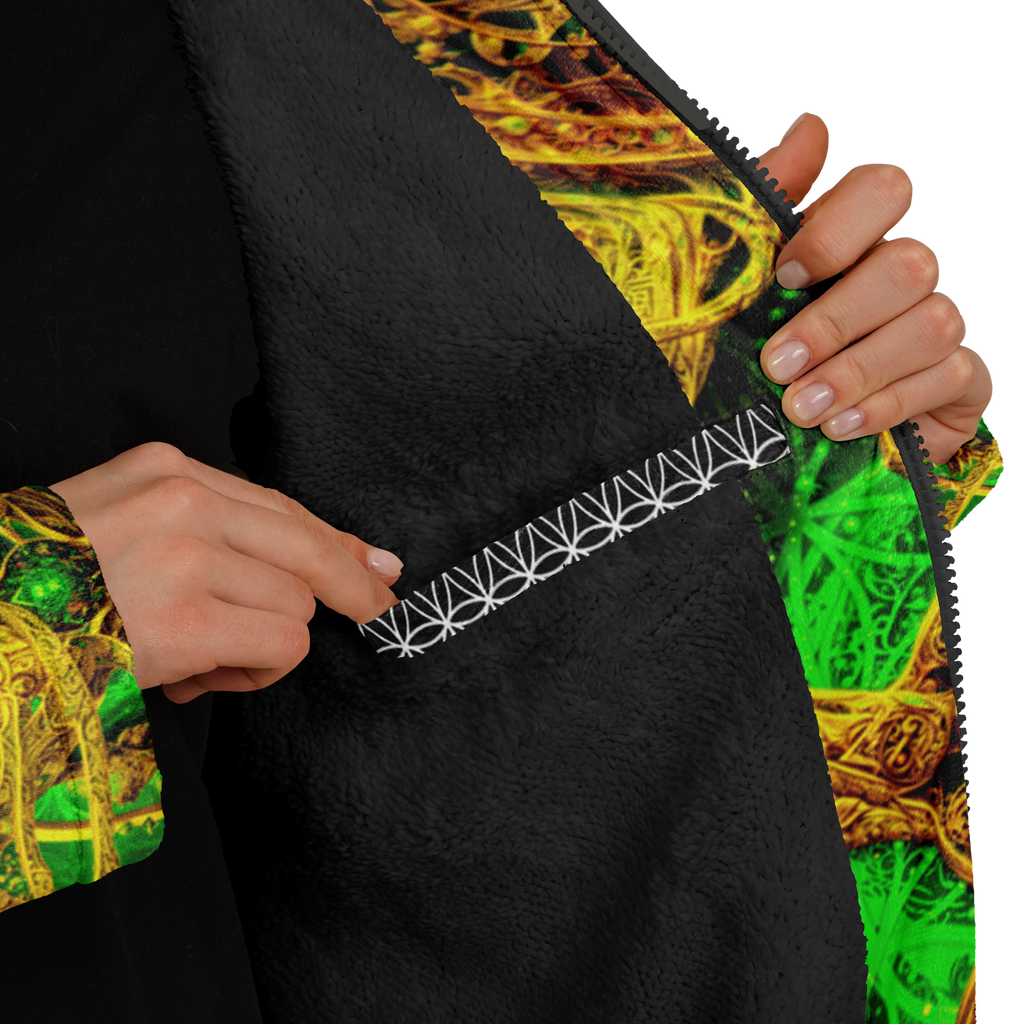 Cosmic Cross Yellow Women's Festival Cloak