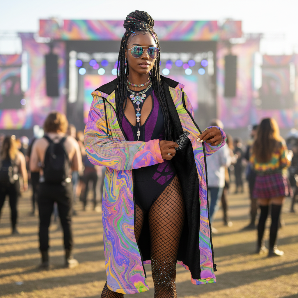 Psy Trance Women's Festival Cloak