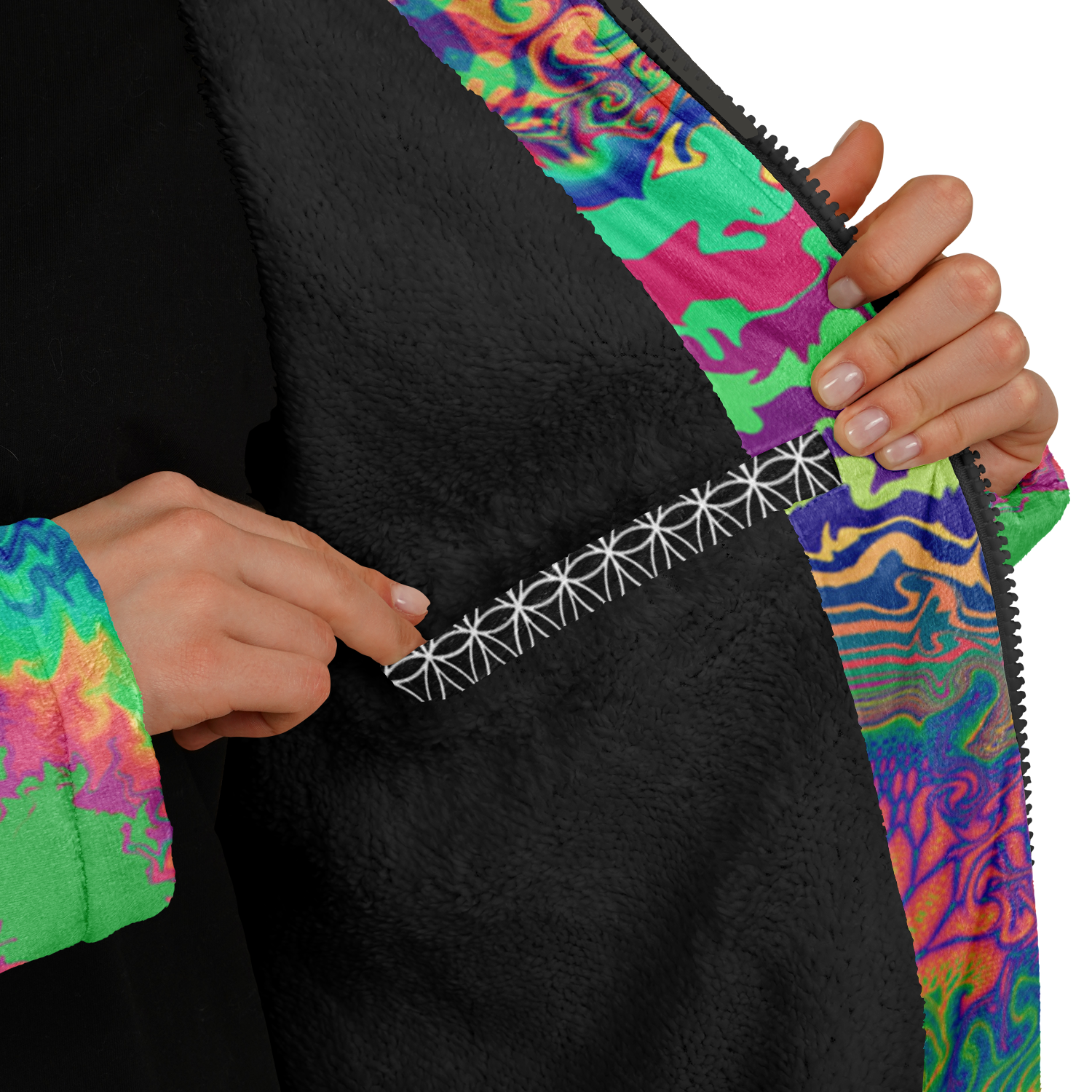 Acid Melt Men's Festival Cloak