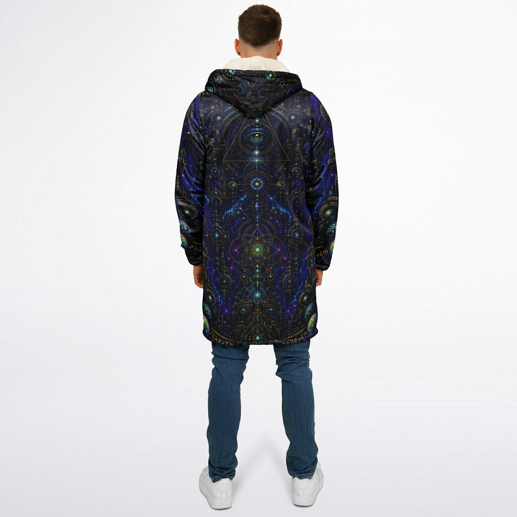 Celestial Tempe White Zipper Cloak