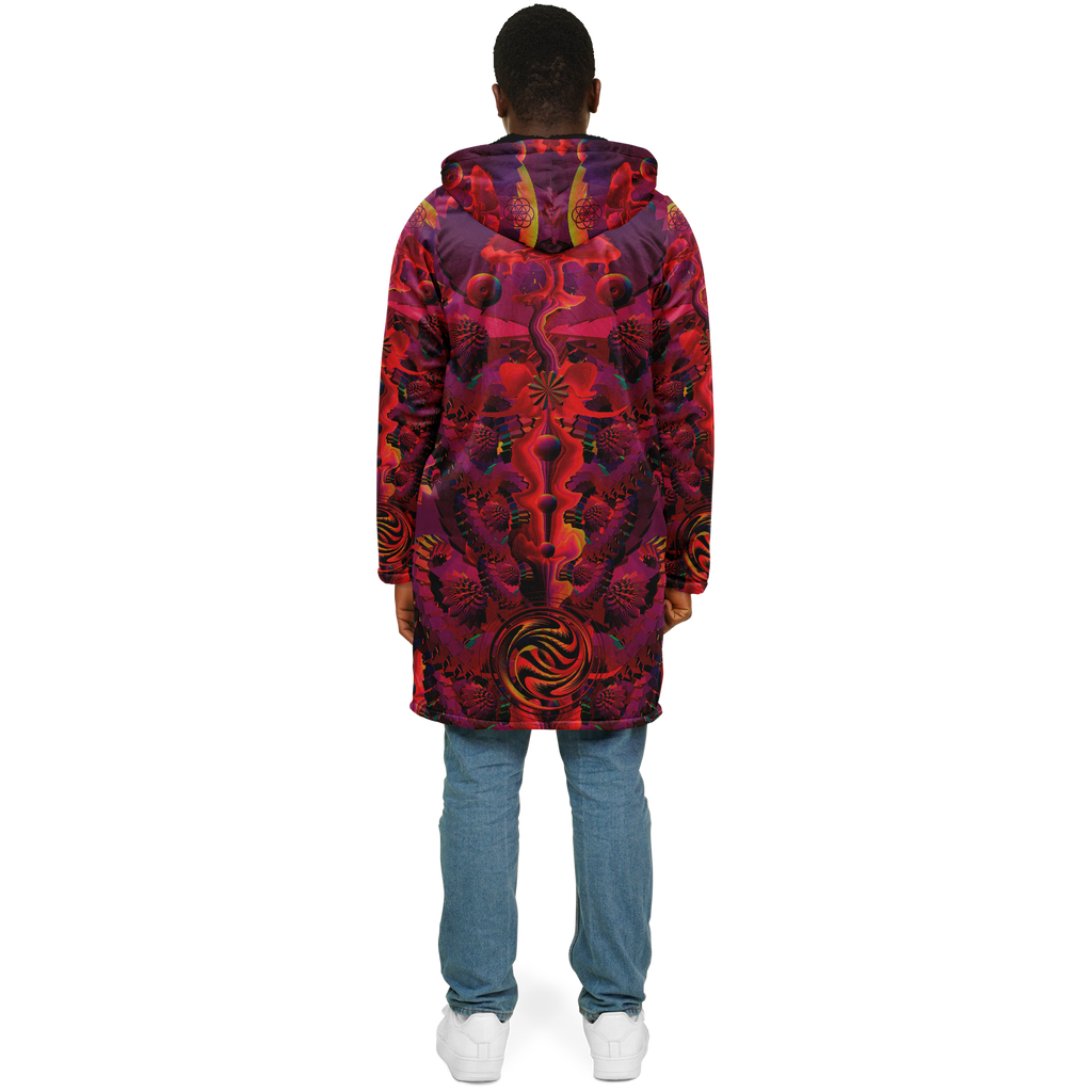 Cloak | Shroom Flower of Life Red
