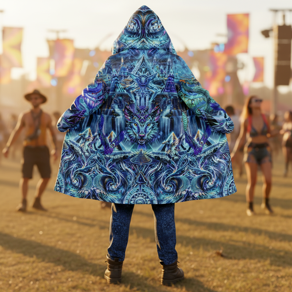Blue Dream Weaver Men's Festival Cloak