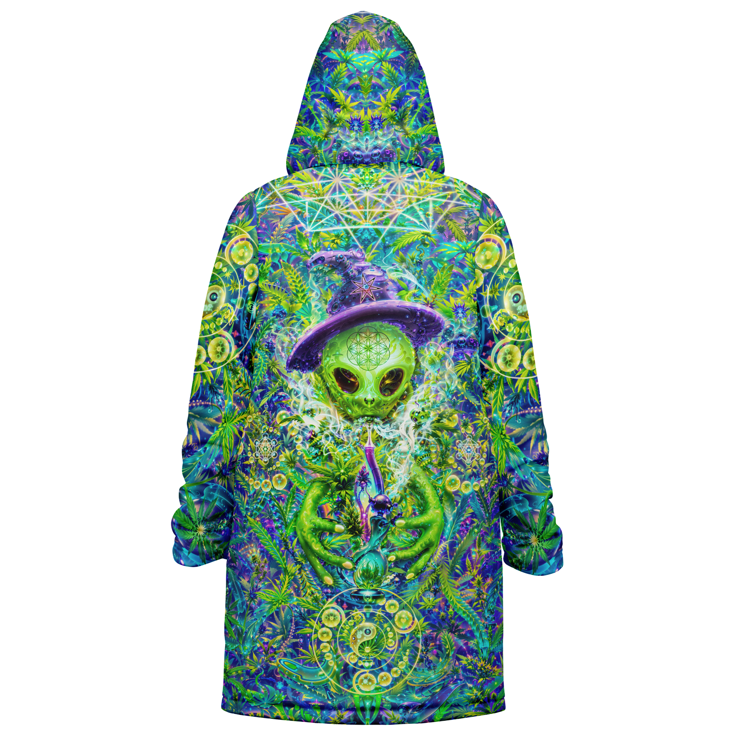 Wizard Stoner Alien Women's Festival Cloak