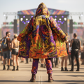 Liquid Fire Men's Festival Cloak