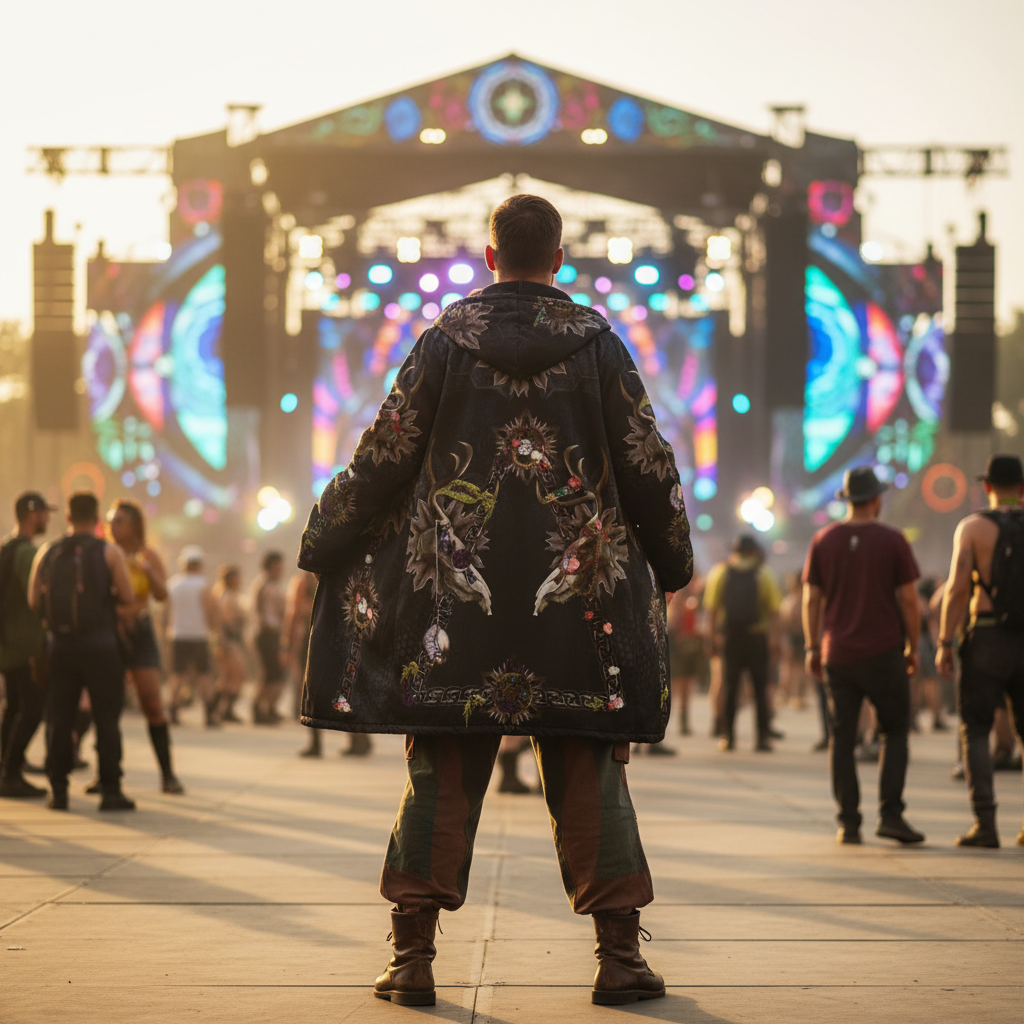Forest Wizard Men’s Festival Cloak