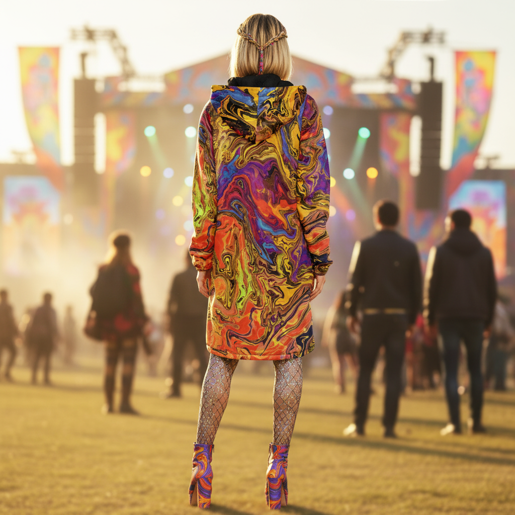 Liquid Fire Women's Festival Cloak