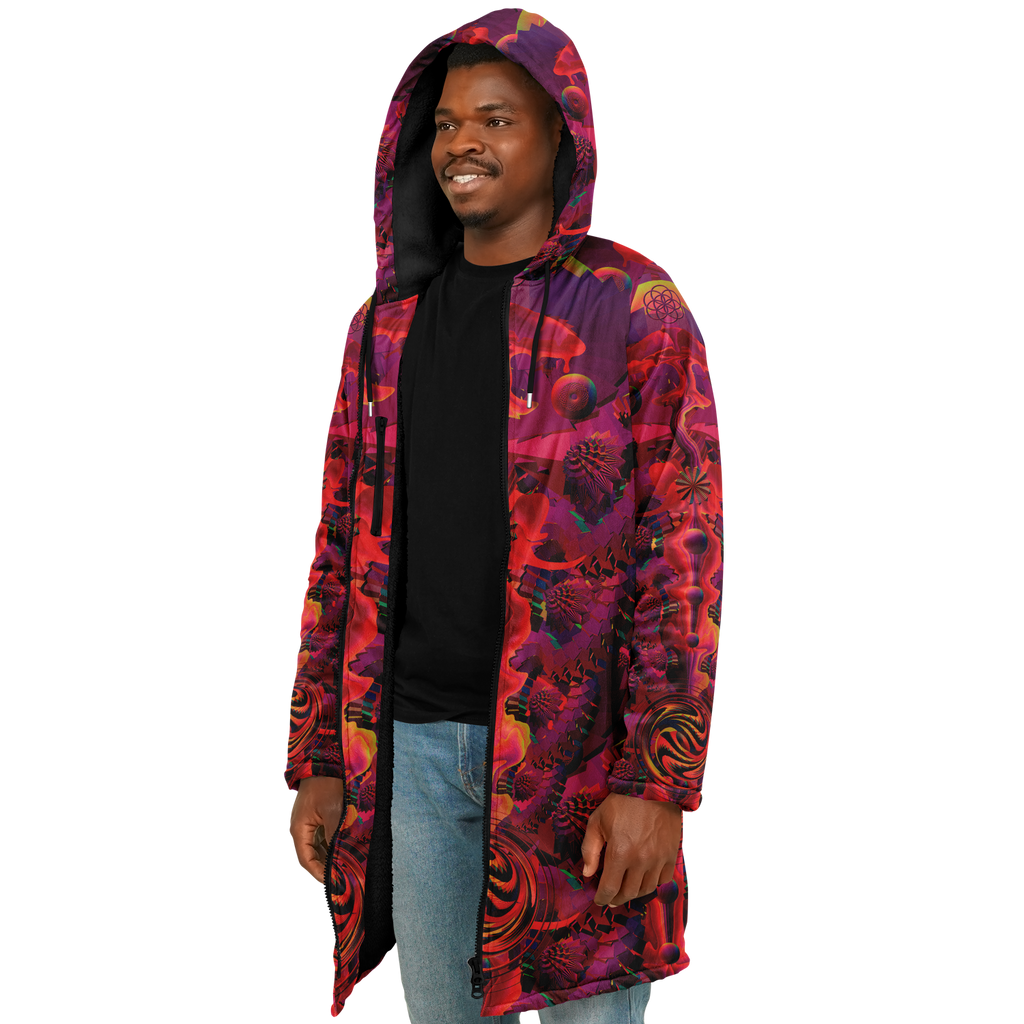 Cloak | Shroom Flower of Life Red