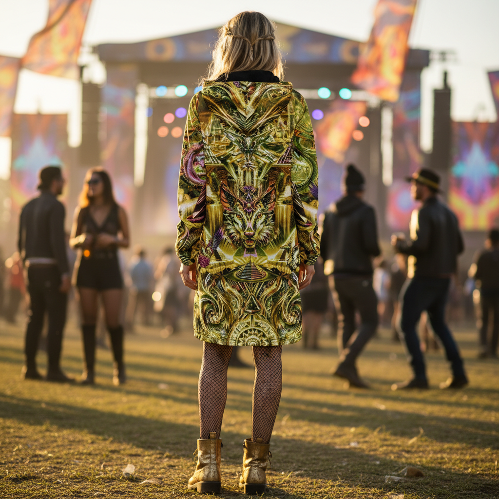 Dream Weaver Yellow Women's Festival Cloak