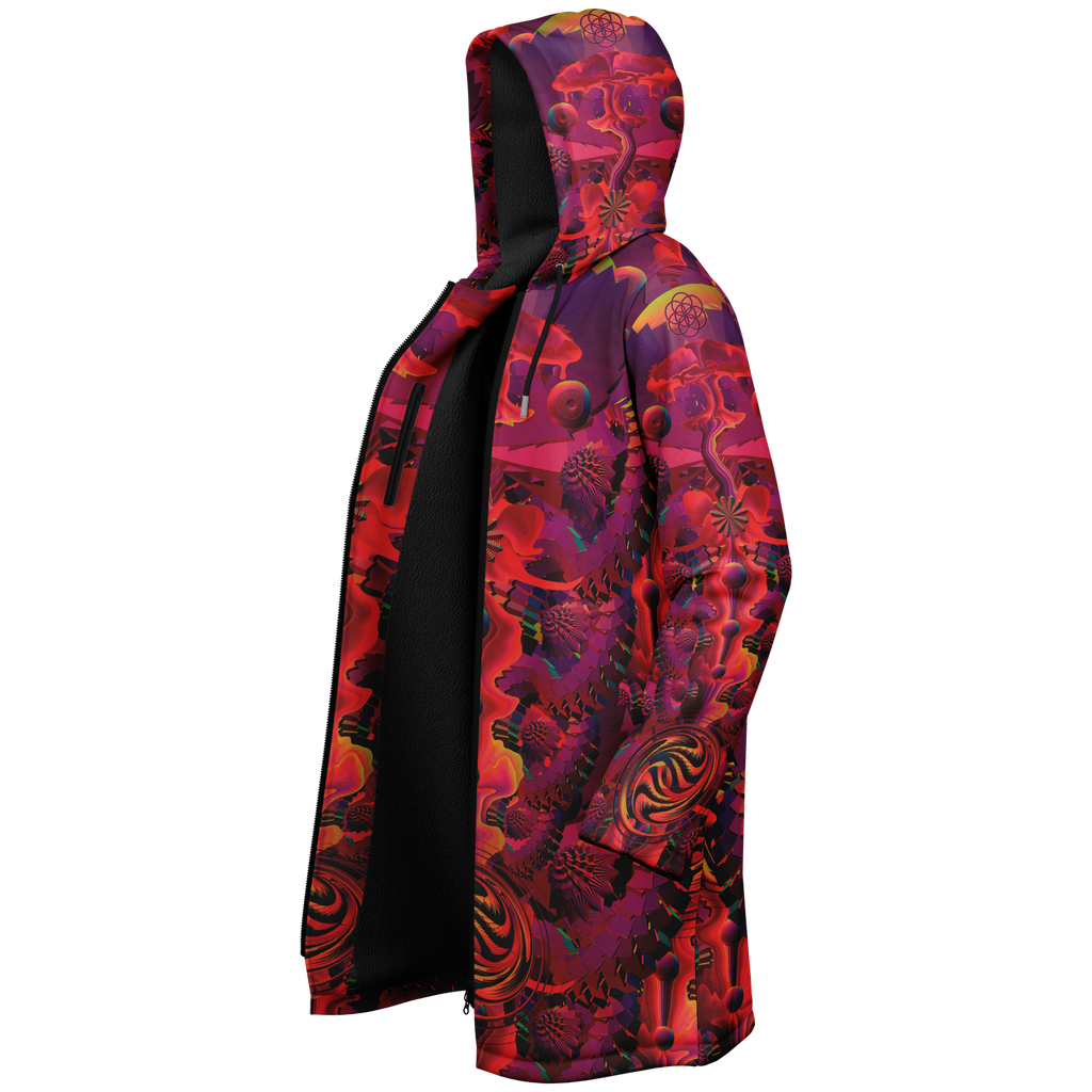 Cloak | Shroom Flower of Life Red
