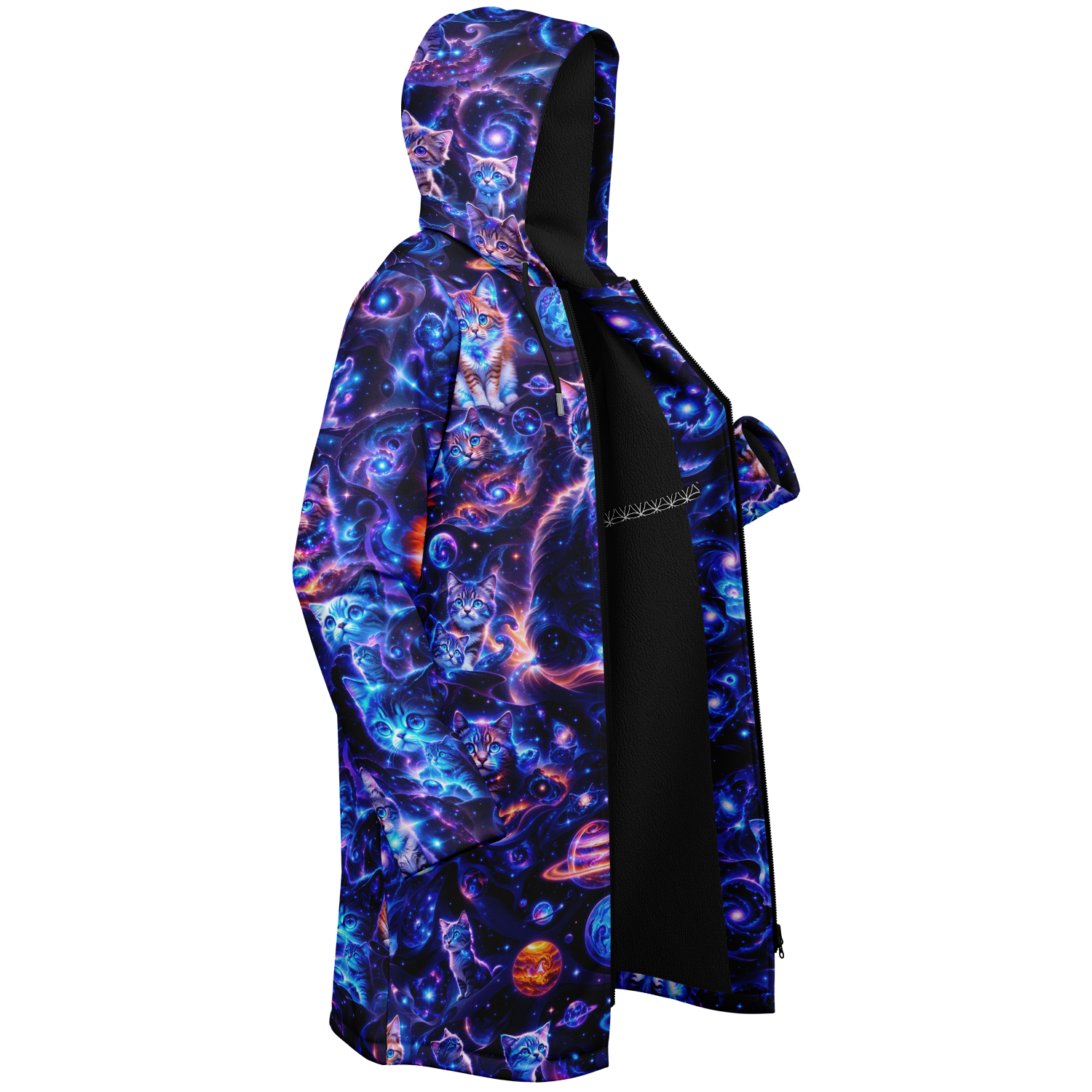 Cosmic Space Cats Women's Festival Cloak