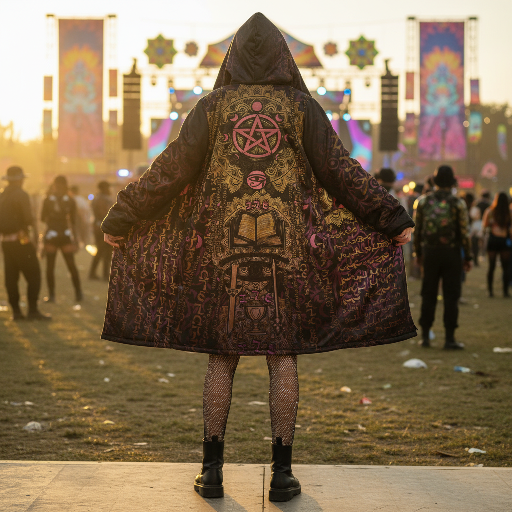 Enochian Vision Red Women's Festival Cloak