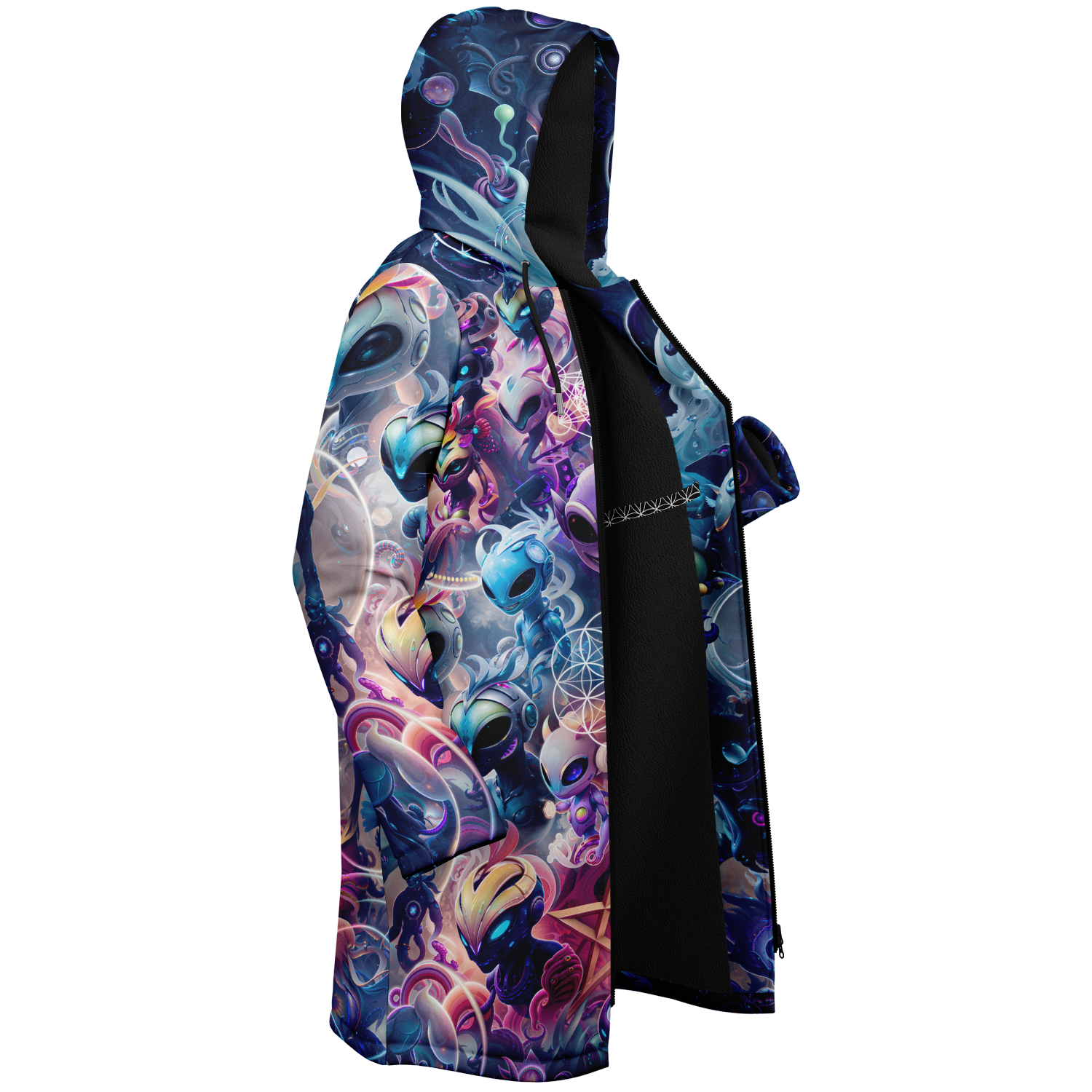 Alien Dimensions Men's Festival Cloak