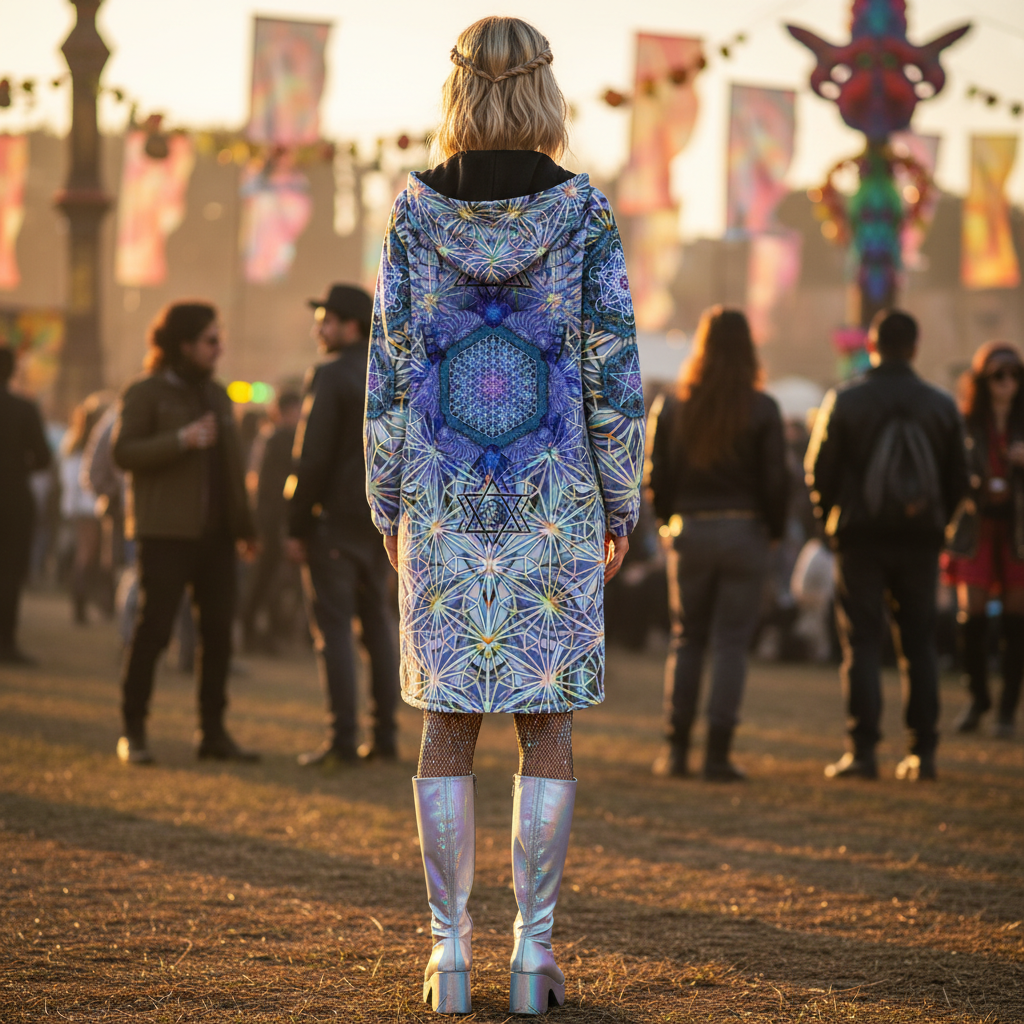 Angel Catcher Light Blue Festival Cloak