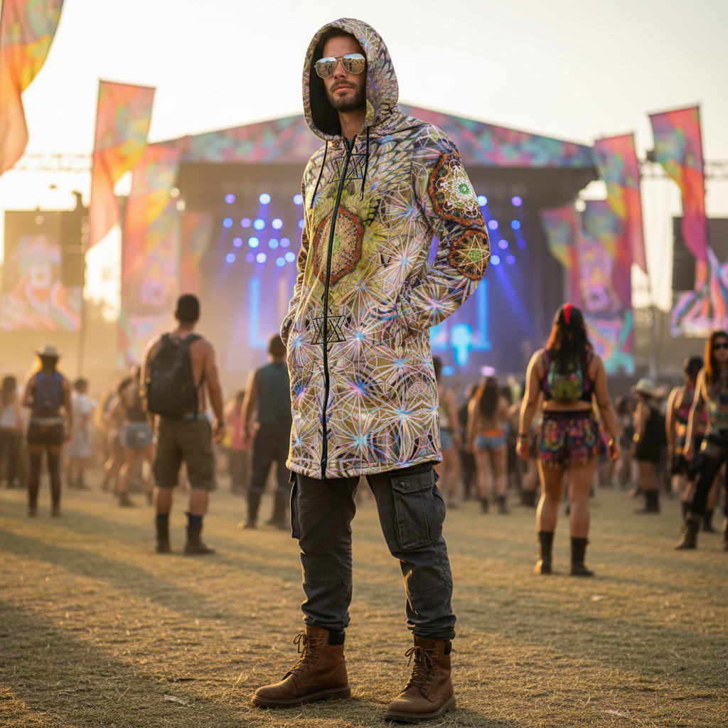 Angel Catcher Light Yellow Men's Festival Cloak