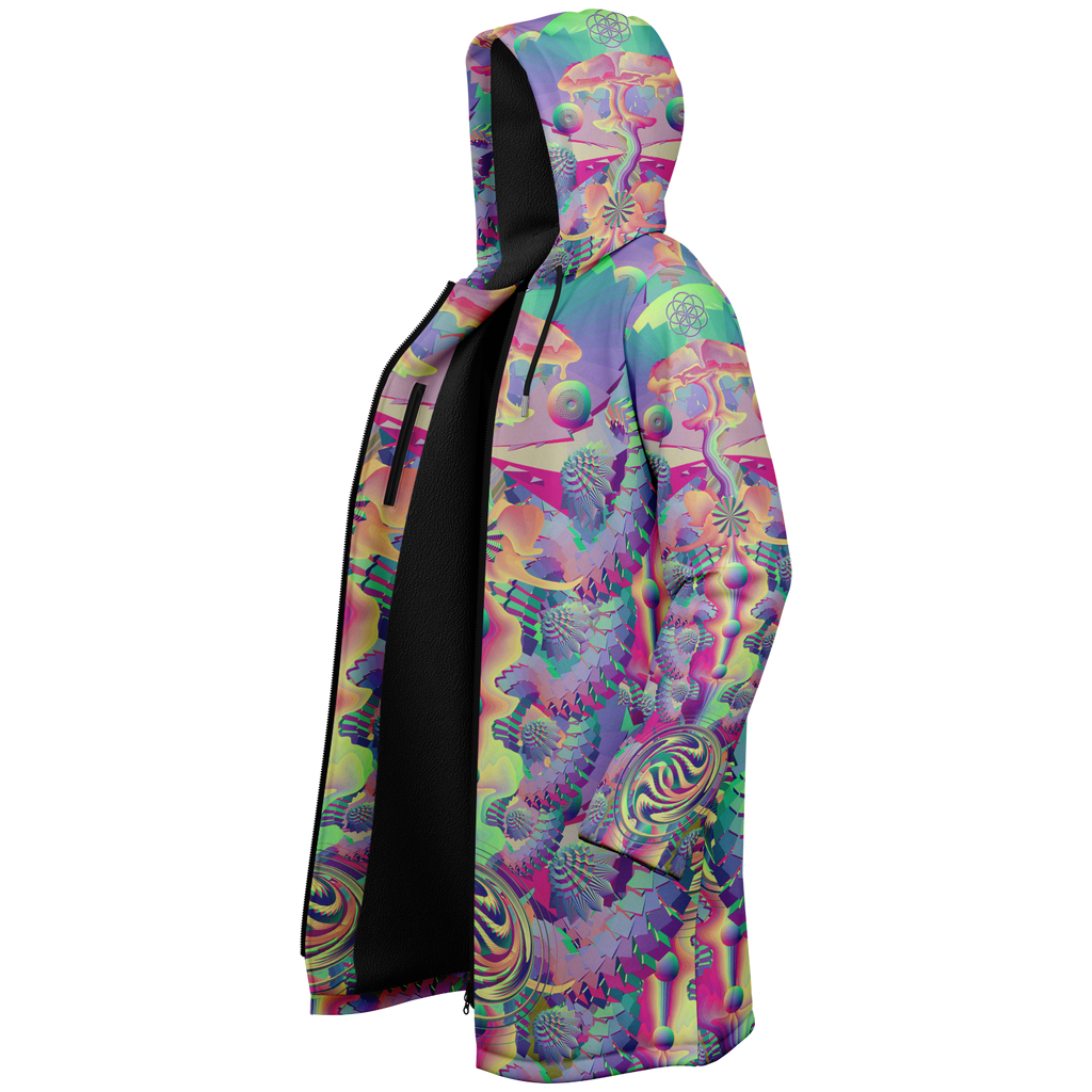 Cloak | Shroom Flower of Life Pastel Rainbow