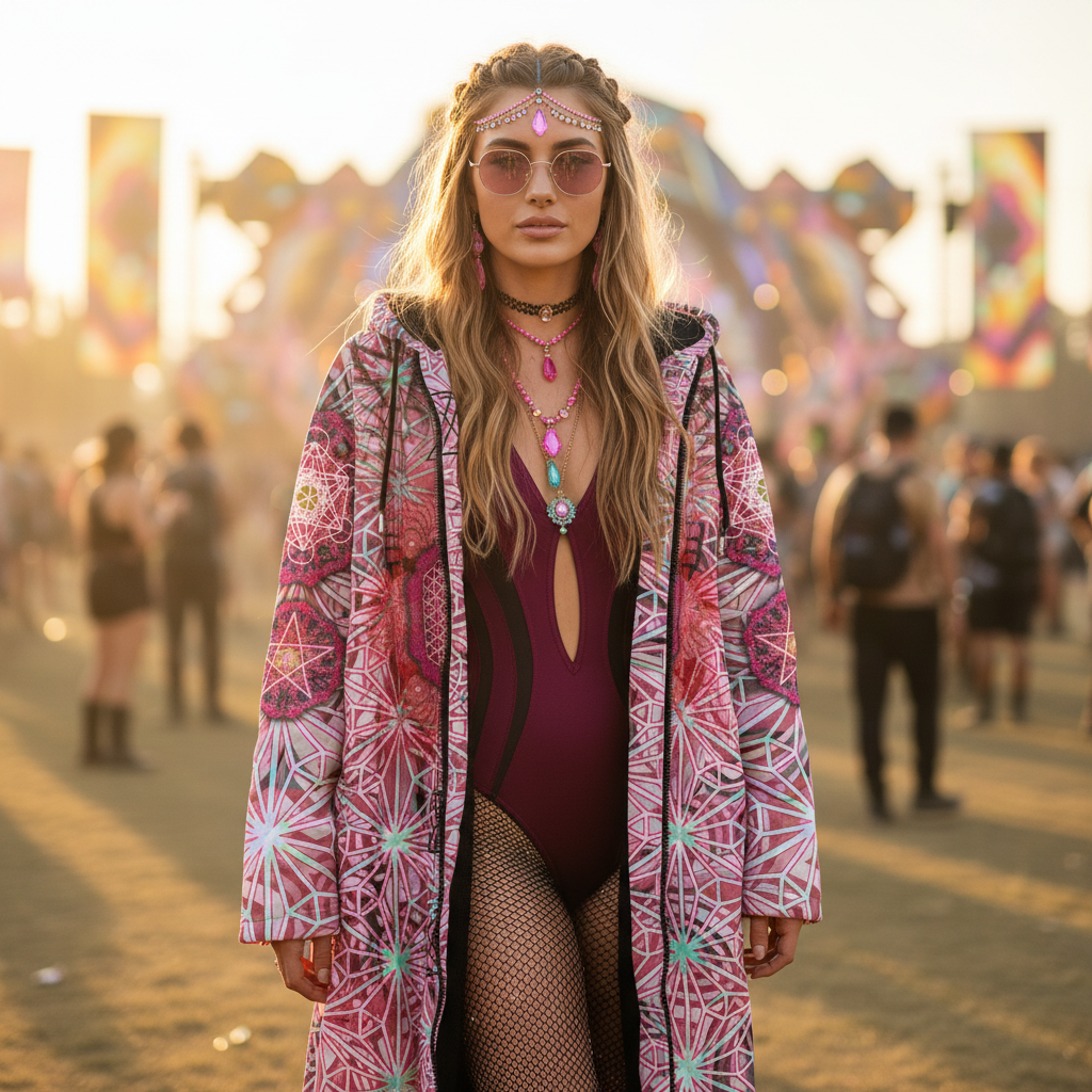 Angel Catcher Light Red Festival Cloak