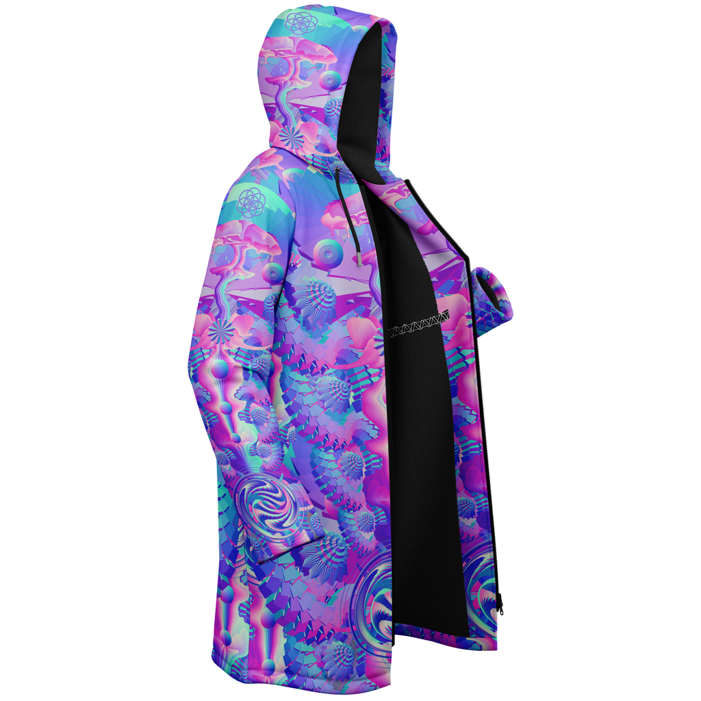 Shroom Flower Of Life Women's Festival Cloak