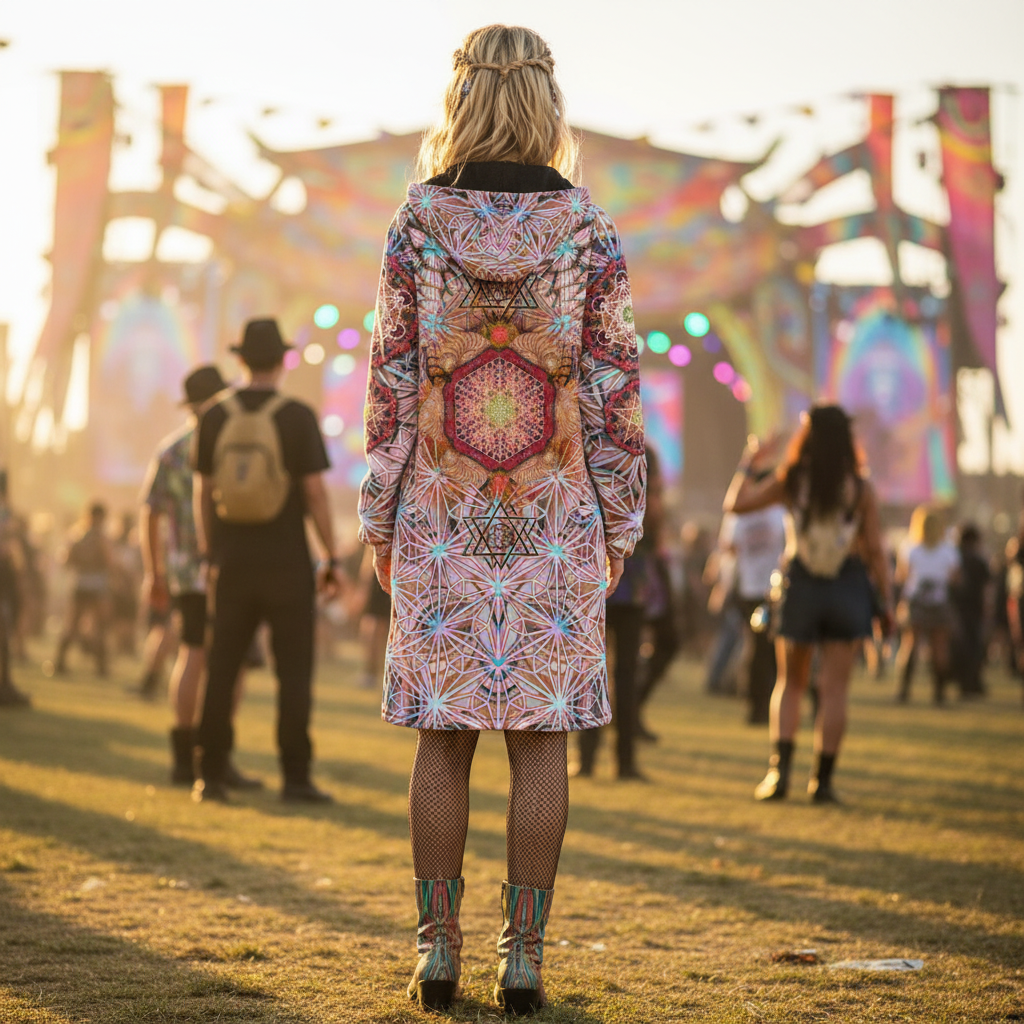 Angel Catcher Light Orange Festival Cloak