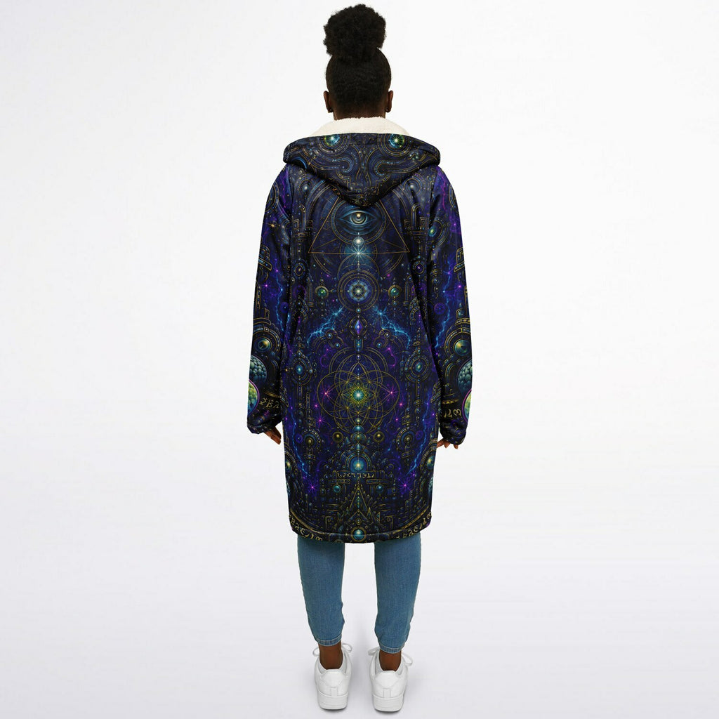 Celestial Tempe White Zipper Cloak