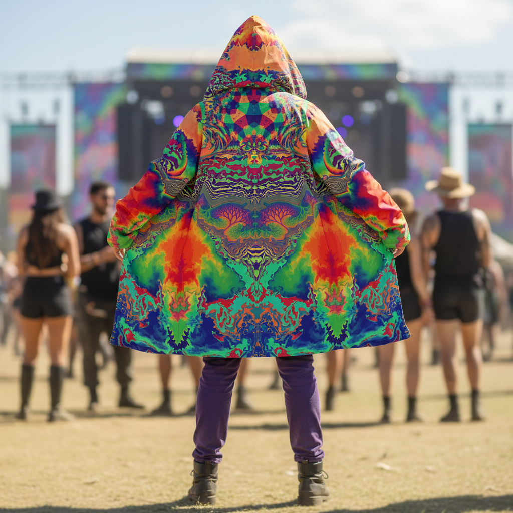 Acid Melt Men's Festival Cloak