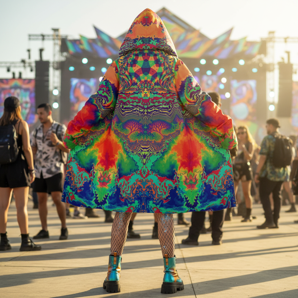 Acid Melt Women's Festival Cloak