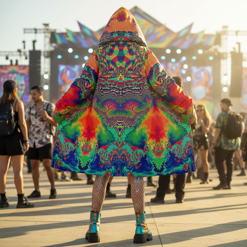 Acid Melt Women's Festival Cloak