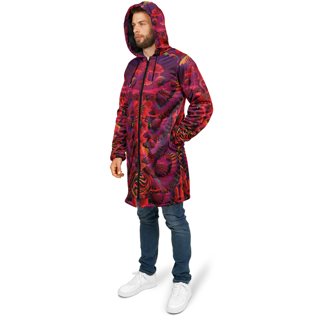 Cloak | Shroom Flower of Life Red