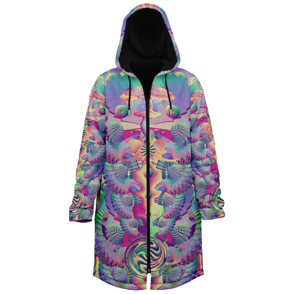 Cloak | Shroom Flower of Life Pastel Rainbow
