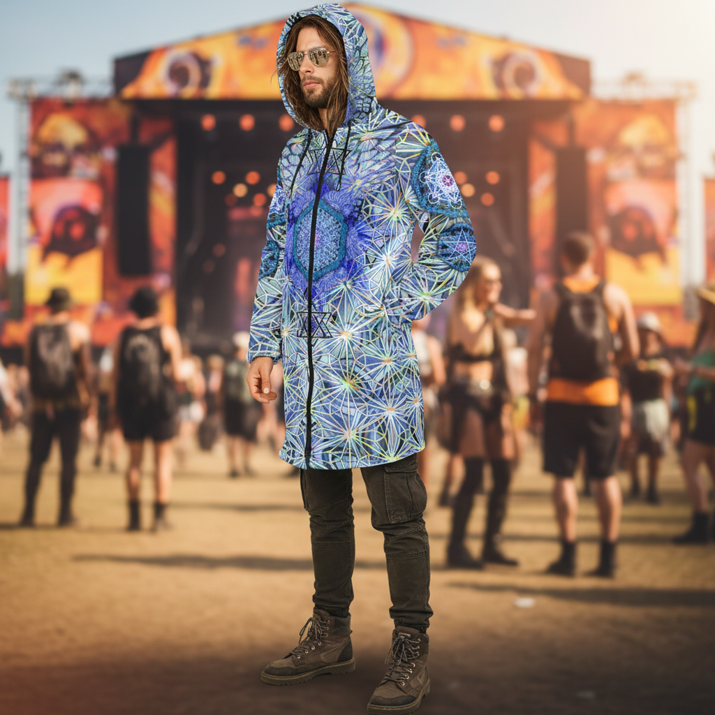 Angel Catcher Light Blue Men's Festival Cloak