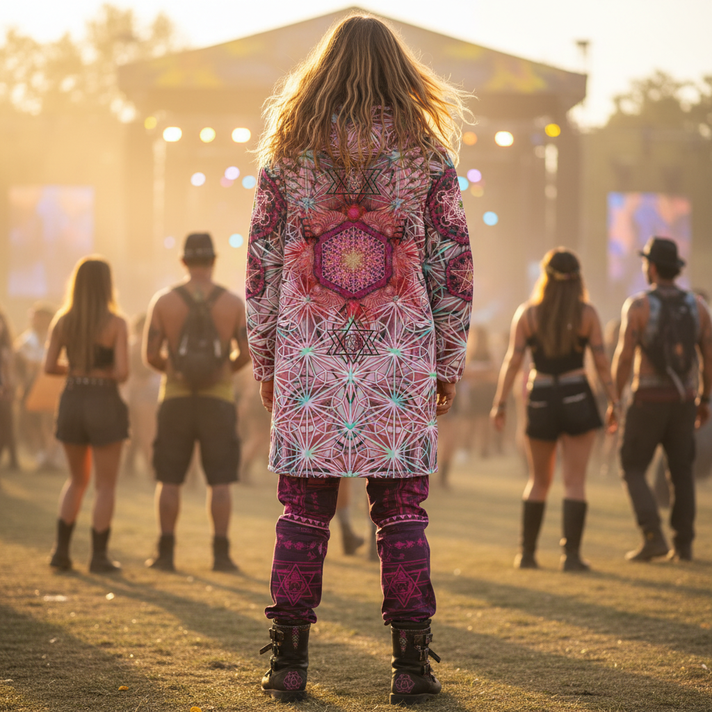 Angel Catcher Light Red Men's Festival Cloak