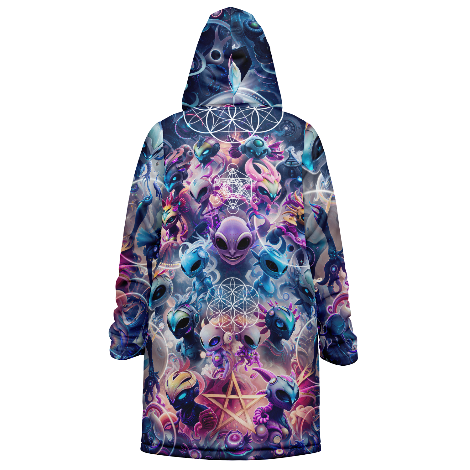 Alien Dimensions Men's Festival Cloak