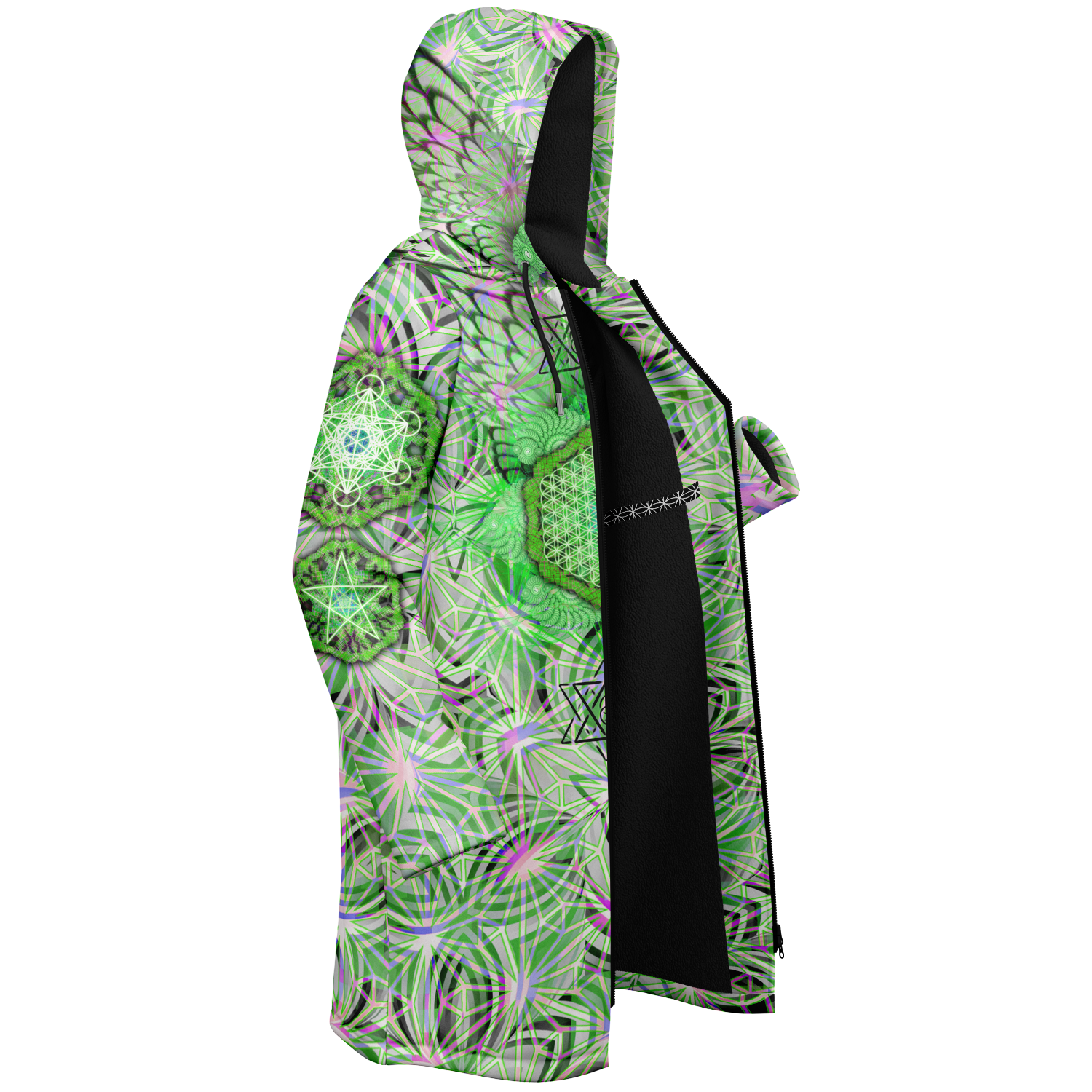 Angel Catcher Light Green Men's Festival Cloak