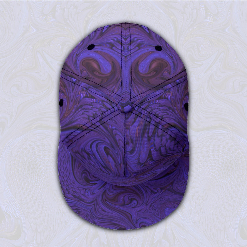 Snapback Hat | Purple Fractal