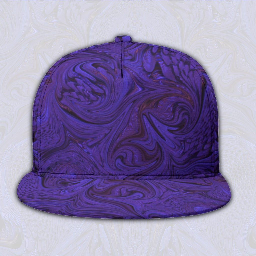 Snapback Hat | Purple Fractal