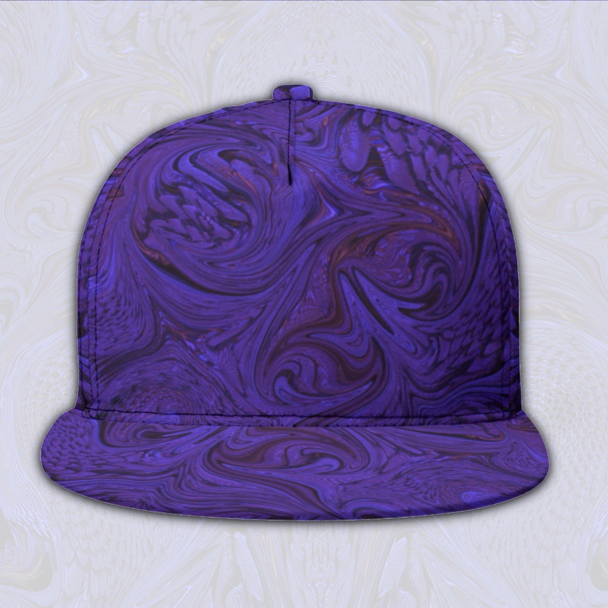 Snapback Hat | Purple Fractal